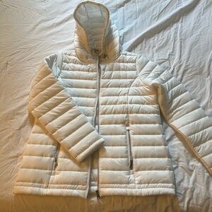 Brand New White Puffer Winter Jacket